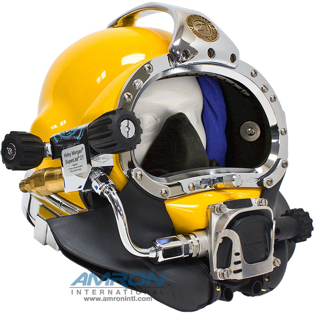 Kirby Morgan SuperLite® 27 Commercial Diving Helmet with Male Waterproof Connector 500-041