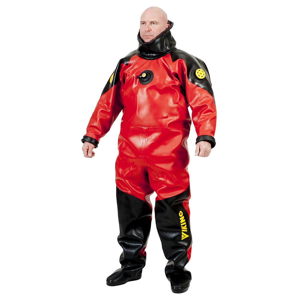 Viking HD Heavy Duty 1550 g/m2 Vulcanized Rubber Drysuit with Yoke